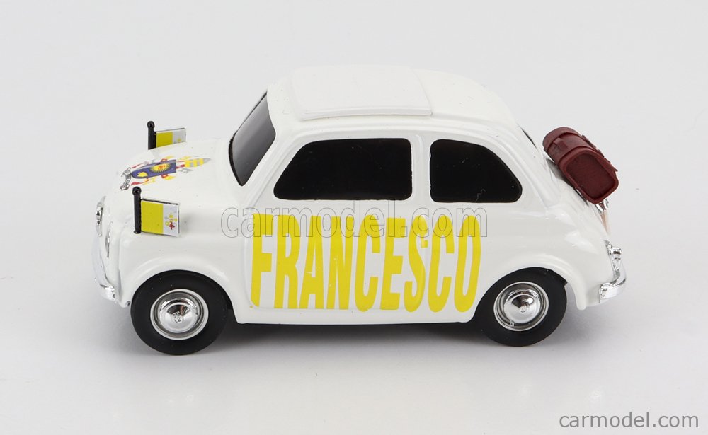 Viaggi Apostolici Di Papa Francesco BRUMM BR028B Scale 1/43 | FIAT 500 PAPA FRANCESCO - I VIAGGI APOSTOLICI