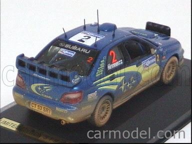DECALS 1/18 Subaru Impreza Hirvonen – Rallye Monte Carlo 2004 – WRC – Planche De Décalques