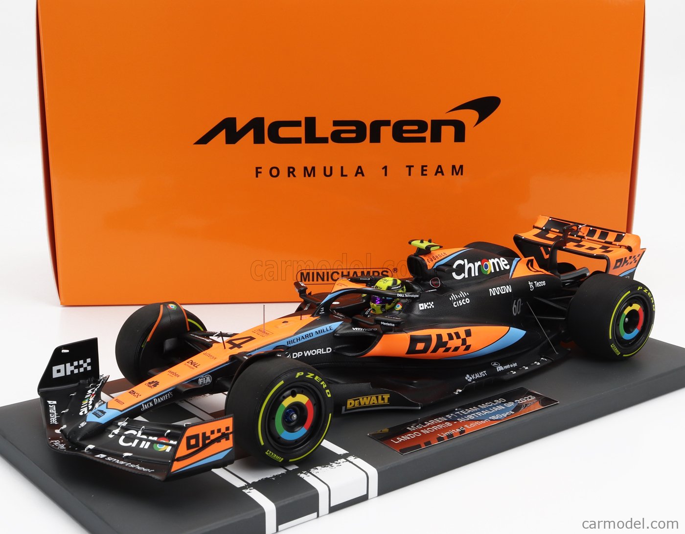 Minichamps 537232104 MCLAREN F1 TEAM MCL60 LANDO NORRIS AUSTRALIAN GP 1/18