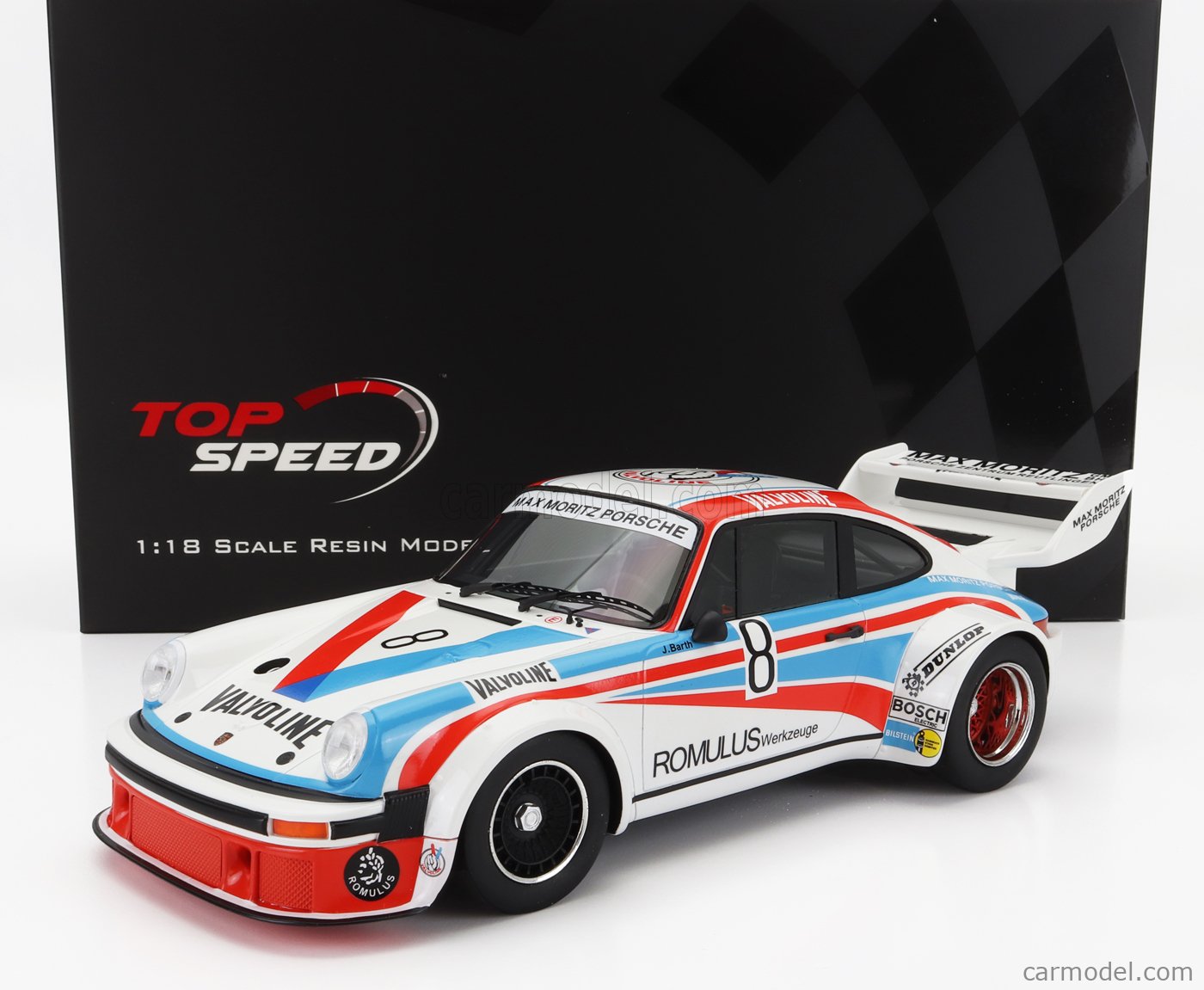 TRUESCALE TS0467 Scale 1/18 | PORSCHE 911 934/5 TEAM MAX