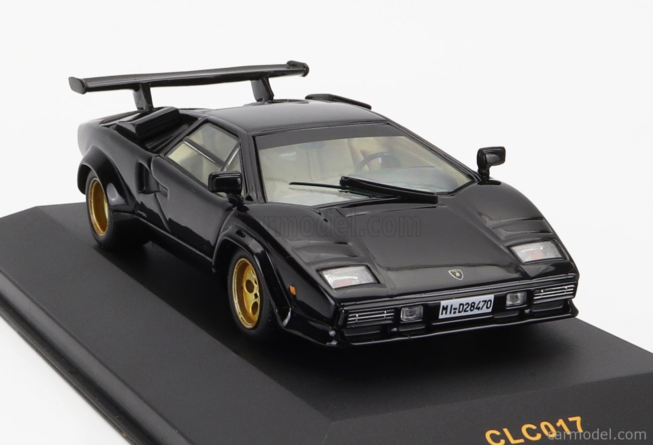 IXO-MODELS CLC017 Scale 1/43 | LAMBORGHINI COUNTACH LP5000S 1982 BLACK