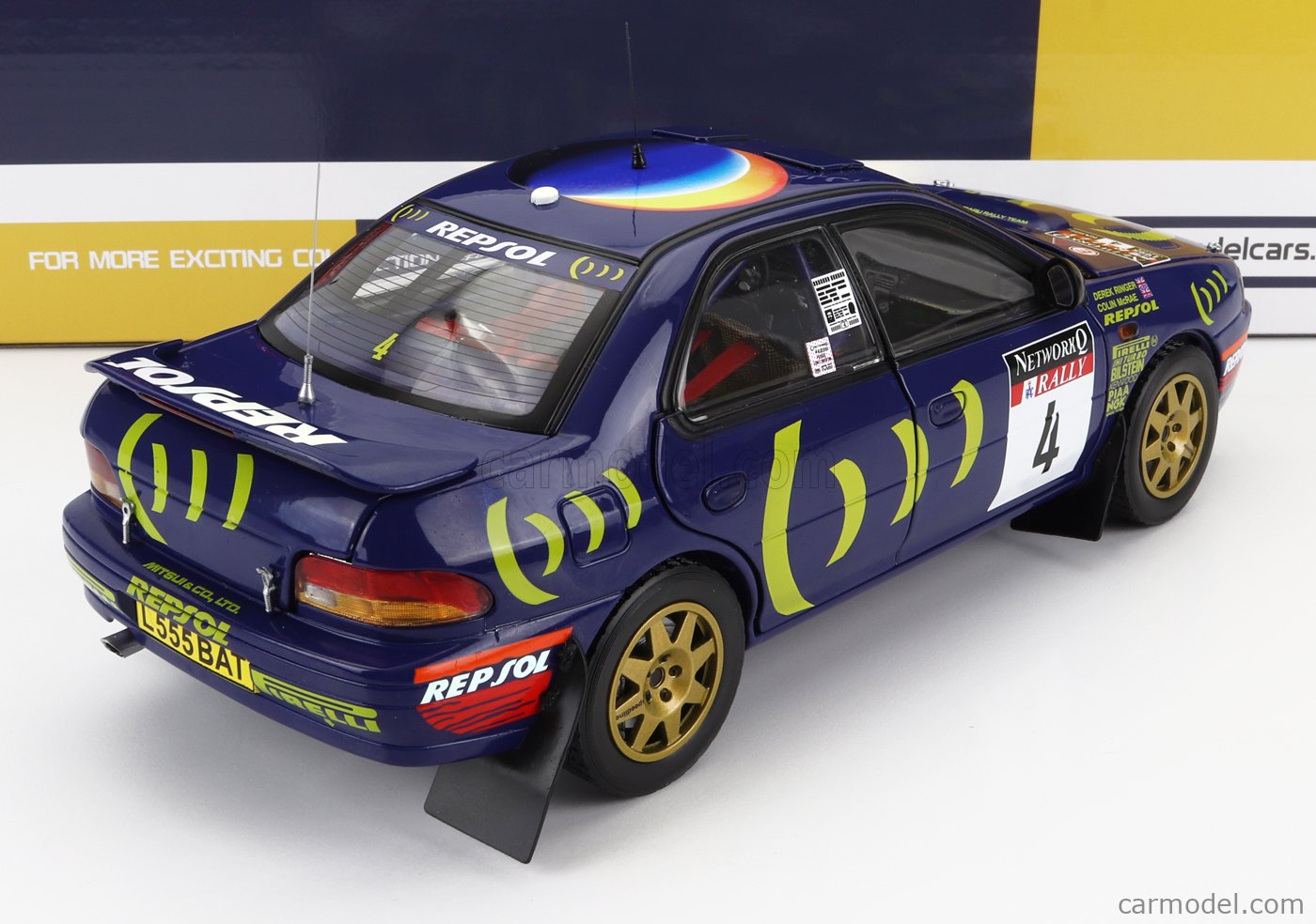 SUN-STAR 05523 Masstab: 1/18 | SUBARU IMPREZA 555 N 4 WINNER RALLY 