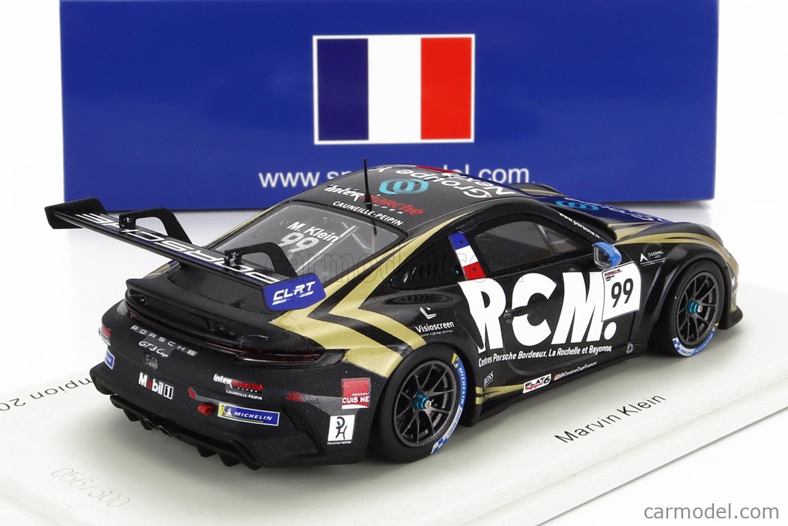 PORSCHE - 911 991-2 GT3 TEAM RCM N 99 CHAMPION FRANCE PORSCHE CARRERA CUP  SEASON 2022 M.KLEIN