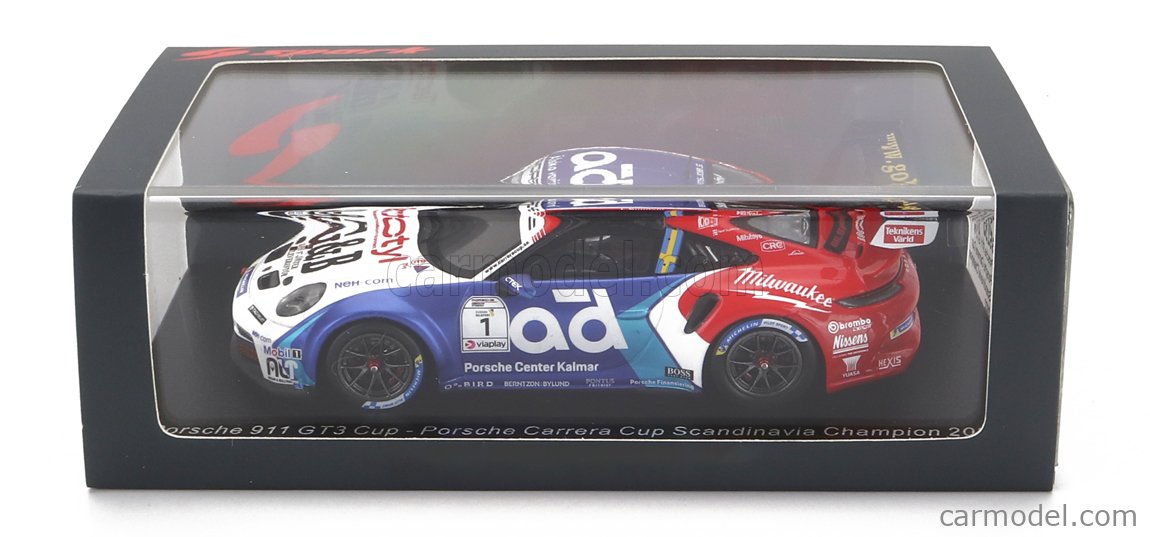 スパーク 1/43 ポルシェ 911 Carrera RS 3.8 1993 イエロー