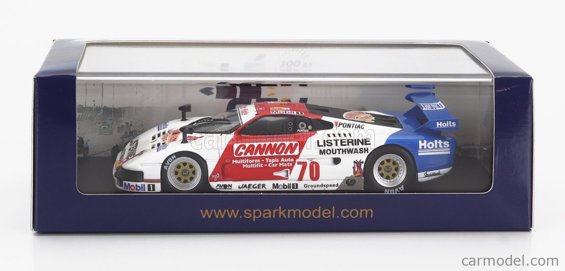 Miniature Spark 1/43 - SPICE SE89C N°104 19ème 24H Le Mans 1989 (Prévente, Neuf)