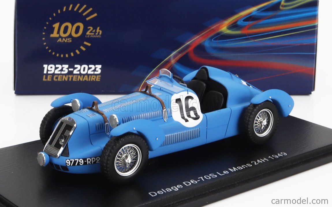 Starter Kit Monté 1/43 – Delage D6 Le Mans 1937 N°19 – Très Bon état