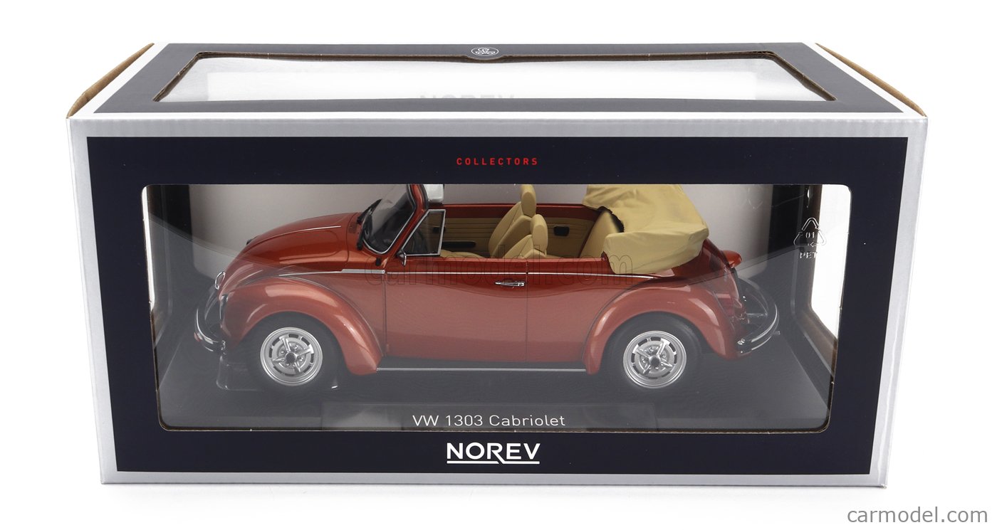 NOREV 188526 Scale 1/18 | VOLKSWAGEN BEETLE 1303 CABRIOLET OPEN