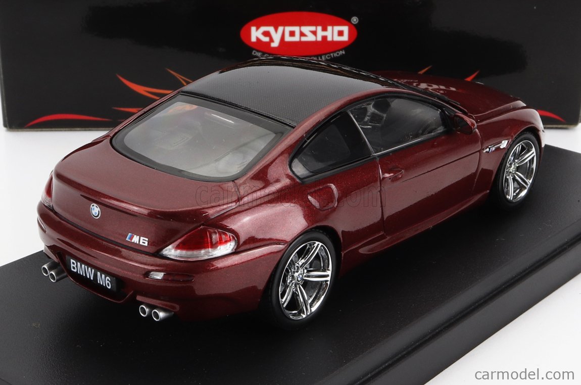 Miniature Kyosho 1/43 - BMW M6 Rouge - Réf 03513R - Occasion