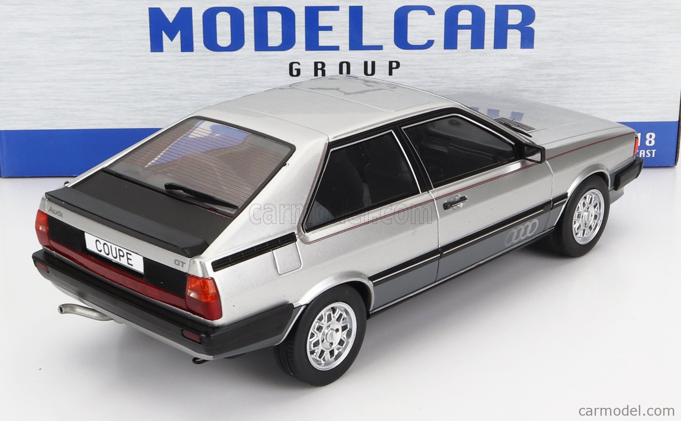 1/18 Modelcar Group 1980 Audi Coupe GT (Silver) Car Model
