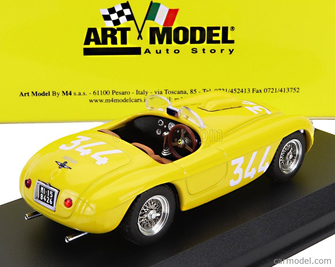 FERRARI 166 COUPE N°351 MILLE MIGLIA 1951 ART MODEL ART910 Dans Son Diorama 143 8013717091003