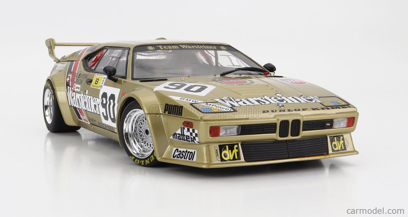 Spark 1:18 BMW M1 M88 3.5L #84 Le Mans 1980 – Stuck/Lacaud – Avec Vitrine 18S833