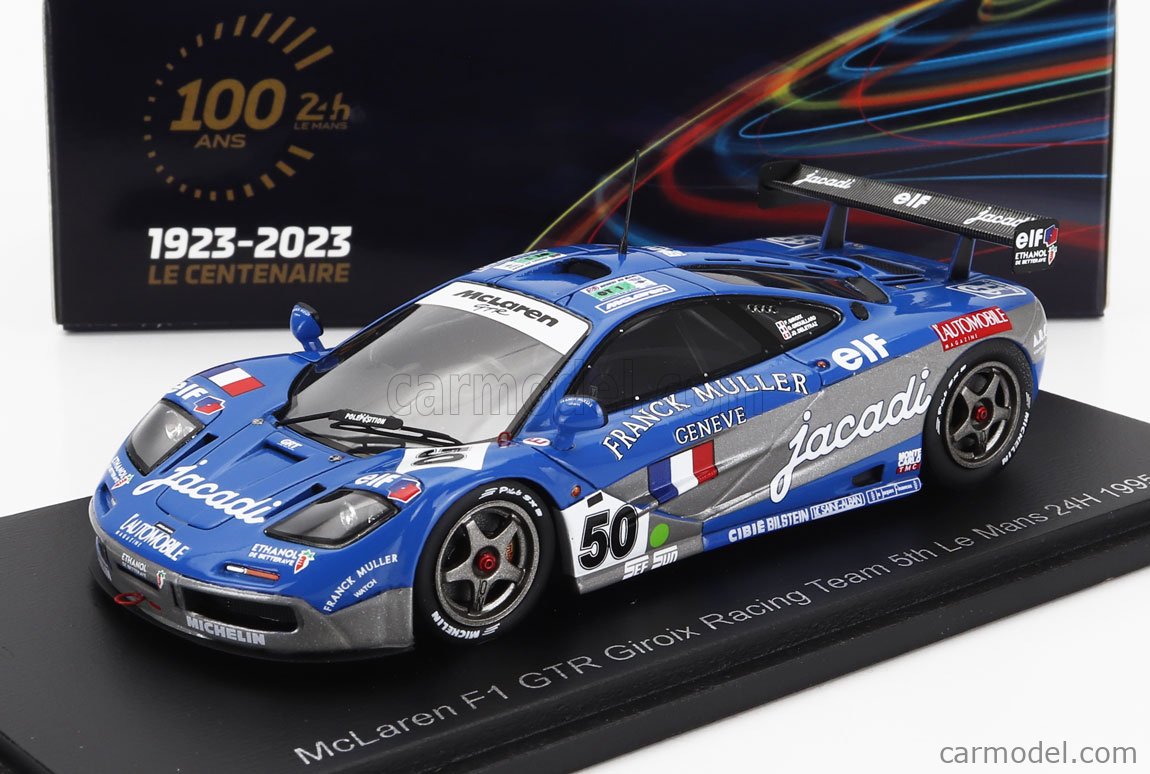 Miniature Spark 1/43 - McLaren F1 GTR - Le Mans 1995 (Réf. S5060) - Neuve