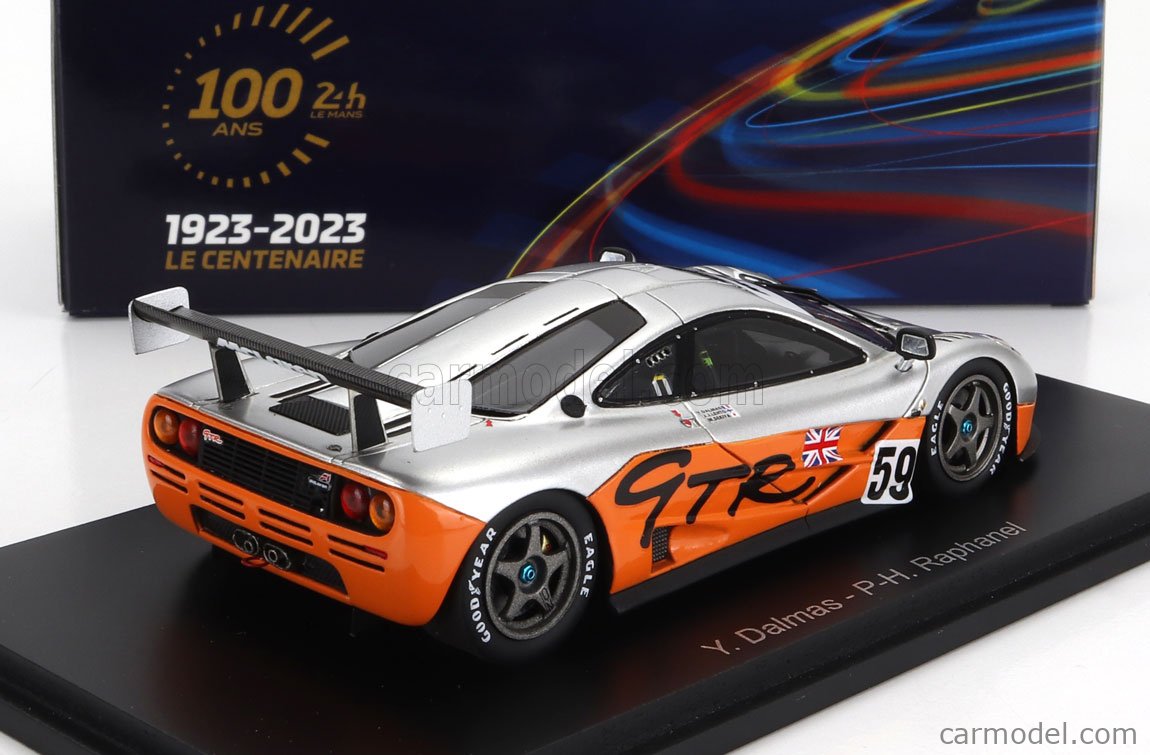 Miniature Spark 1/43 McLaren F1 GTR N°59 - Essais Pré-Qualifs 24H Le Mans - Prévente