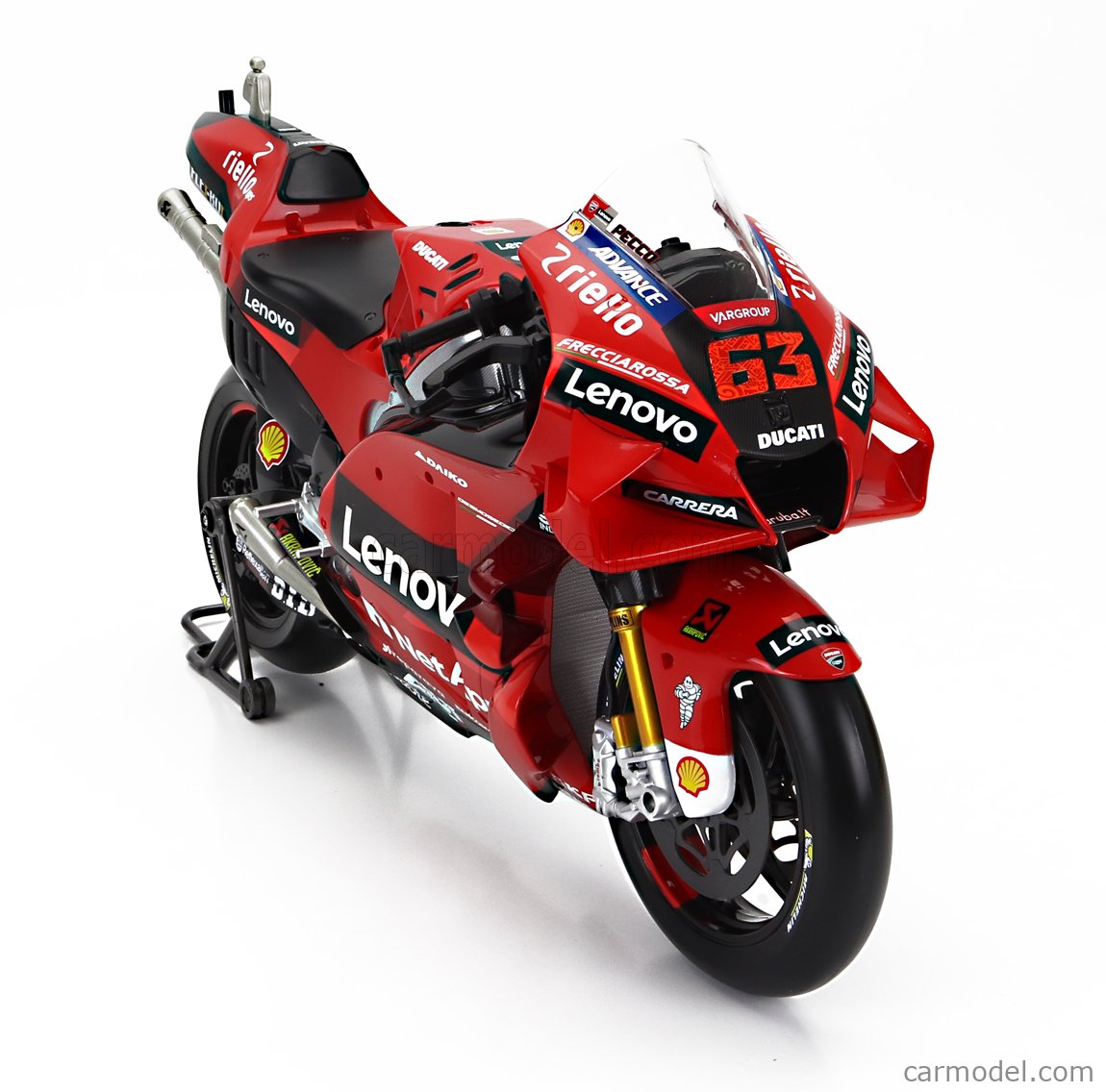 DUCATI - DESMOSEDICI GP22 TEAM LENOVO N 63 WORLD CHAMPION MOTOGP SEASON  2022 FRANCESCO BAGNAIA