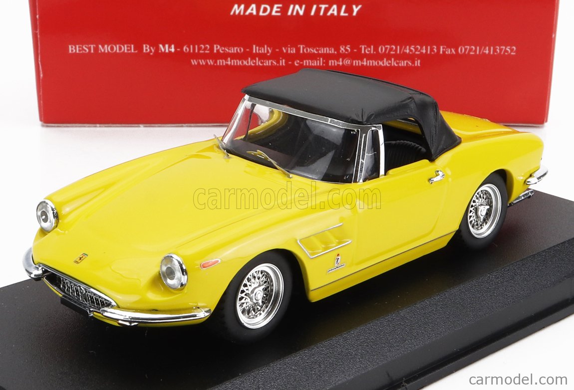 BEST-MODEL 9840 Scale 1/43 | FERRARI 330 GTS SPIDER 1967 YELLOW