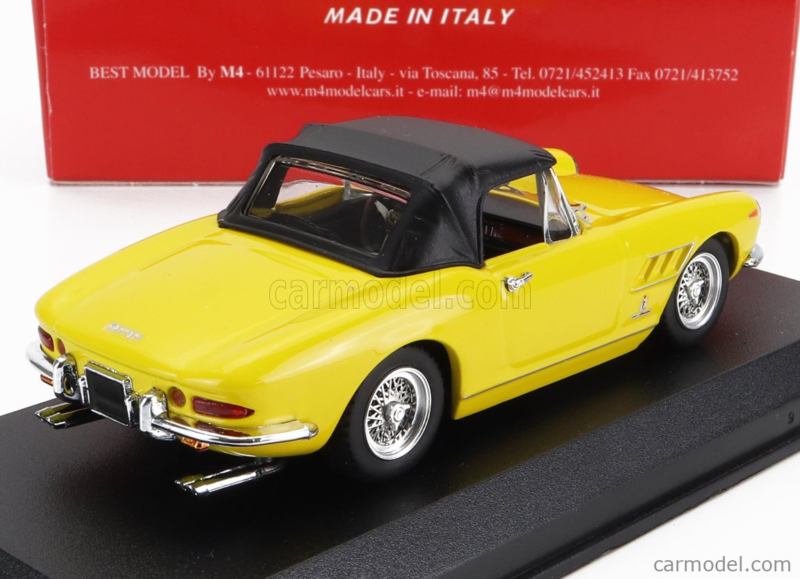 BEST-MODEL 9840 Scale 1/43 | FERRARI 330 GTS SPIDER 1967 YELLOW