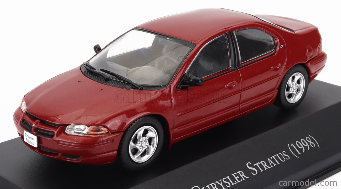 EDICOLA GRANDAUTOMEMOMEX035 Echelle 1/43 | CHRYSLER STRATUS 1998 RED