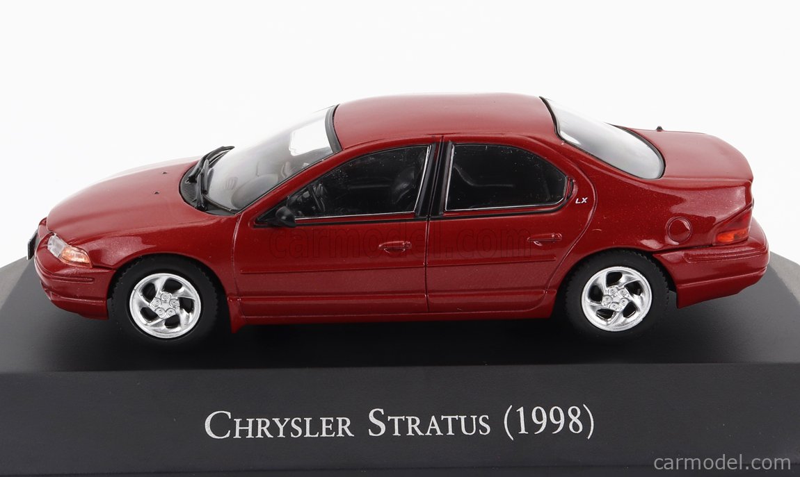 EDICOLA GRANDAUTOMEMOMEX035 Echelle 1/43 | CHRYSLER STRATUS 1998 RED