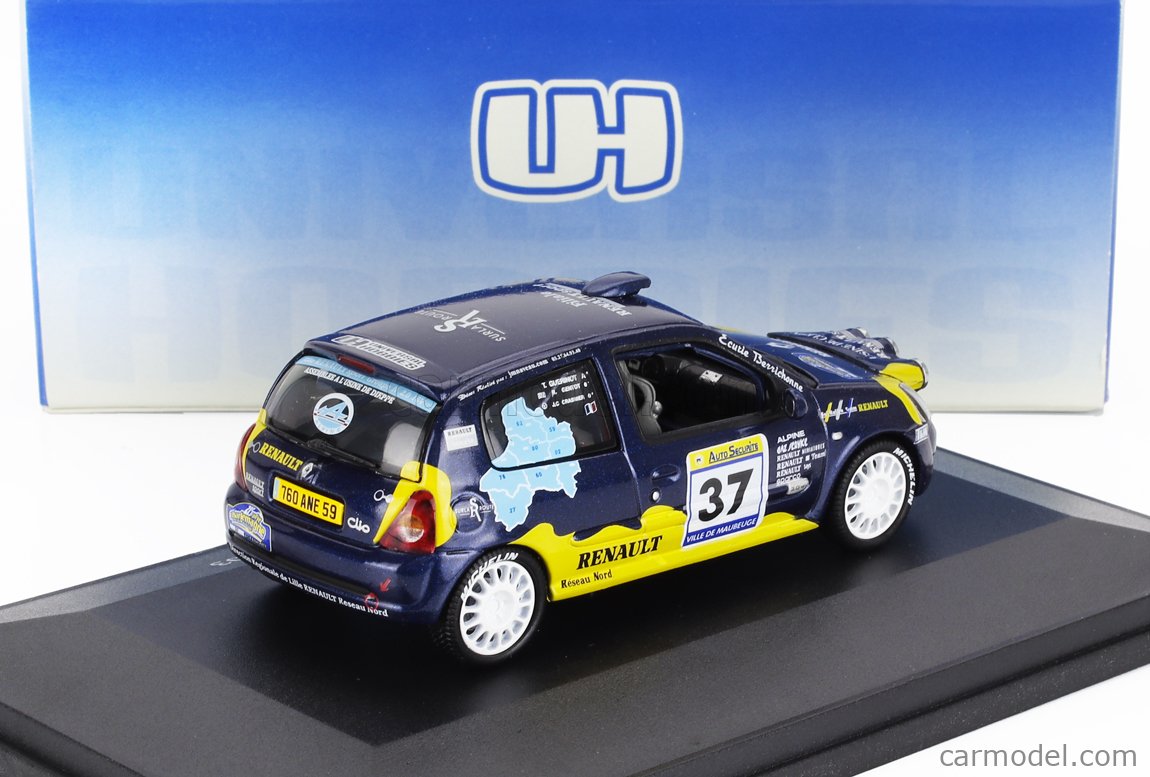 Miniature 1/43 Universal Hobbies – Renault Clio II Crasnier – Rallye Charlemagne 2003
