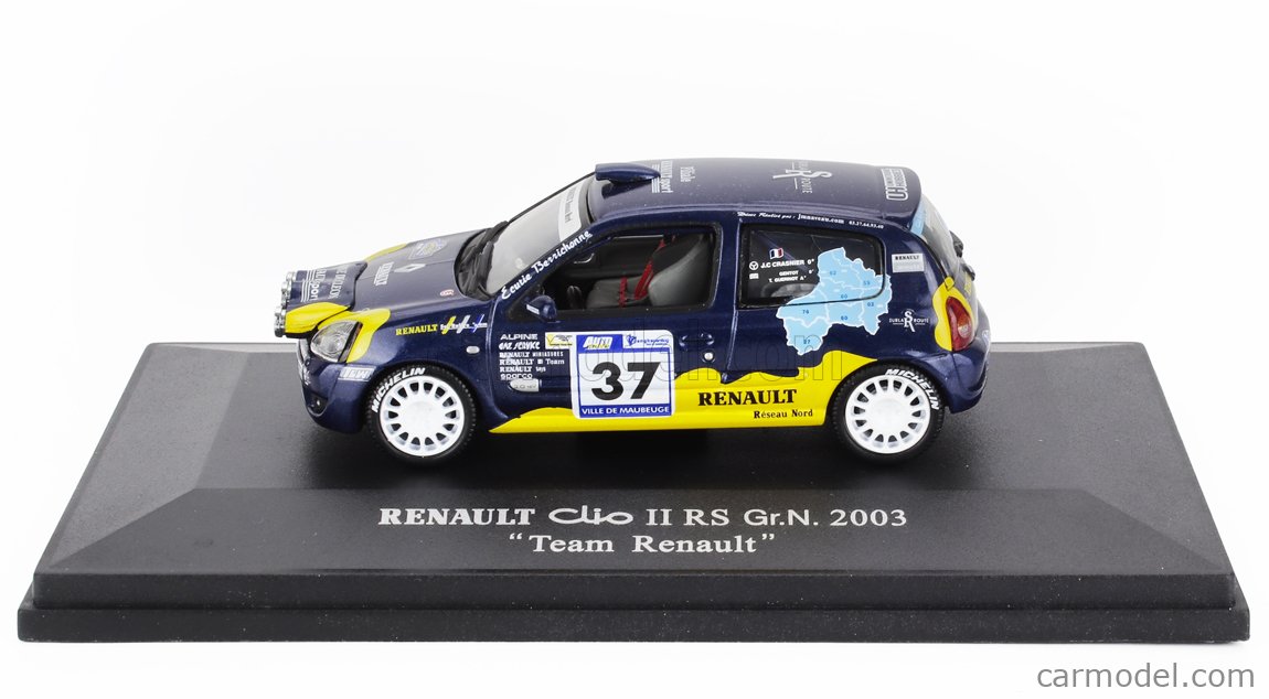 Coffret 3 Voitures Renault Sport Clio Super 1600 Rallye - Universal Hobbies 1/43 - Modèle Rallye Occasion Pour Collection