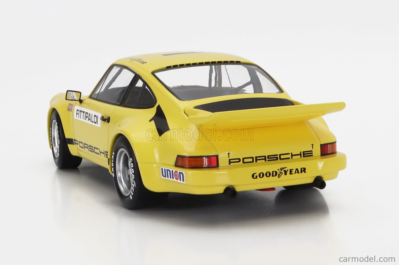 Porsche 911 Iroc Jaune 1974 - Solido 1/18, Miniature Fittipaldi, S1810703, Neuve