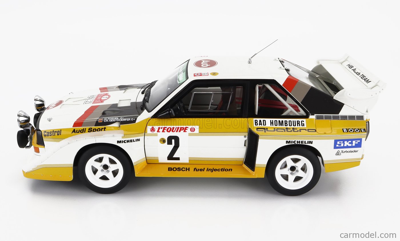 AUTOART 88601S Scale 1/18 | AUDI QUATTRO SPORT S1 (night version) N 2 ...