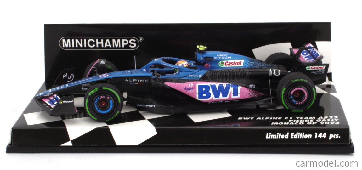 MINICHAMPS 417230710 Alpine - F1 A523 Team Bwt Alpine N 10 Gp Monaco