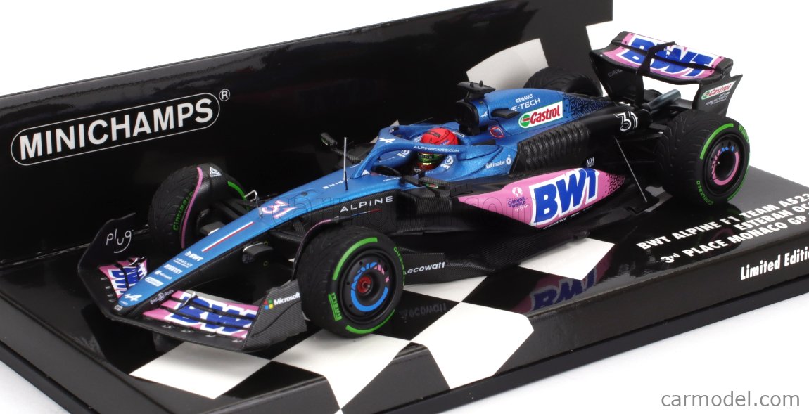 Modèle Réduit SOLIDO Alpine F1 A523 #31 Esteban Ocon GP Monaco 2023 1:43 NEUF