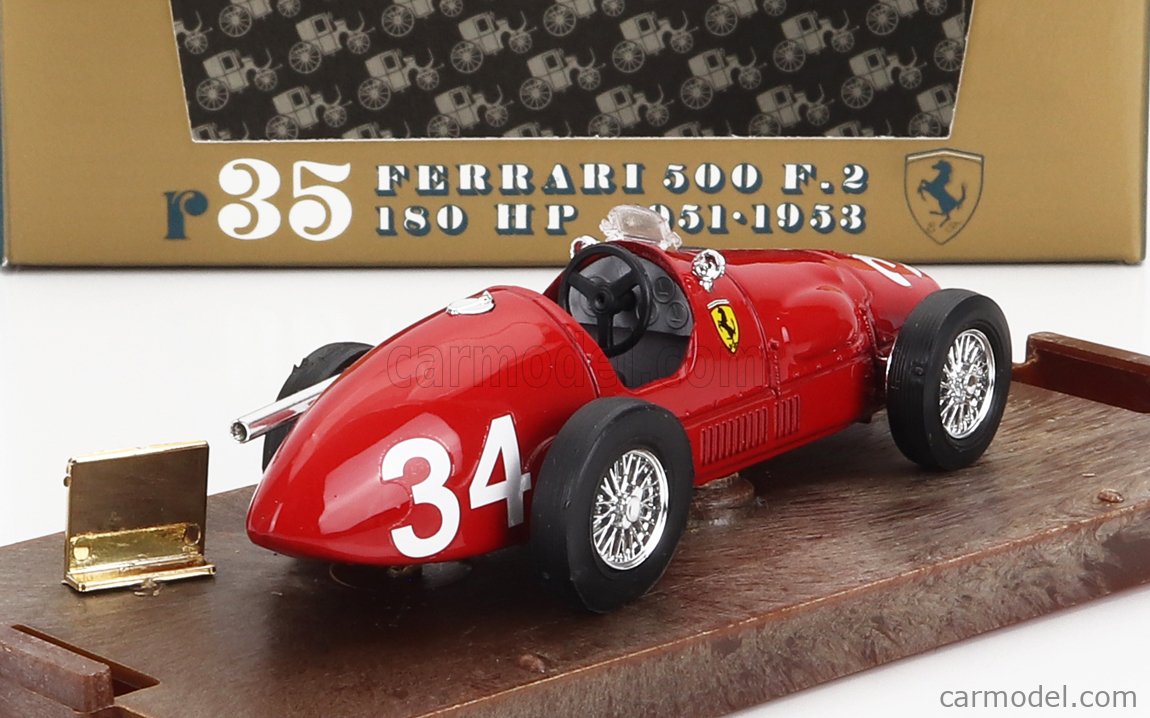BRUMM S2303 Scale 1/43 | FERRARI F1 500F2 N 34 WORLD CHAMPION 1952 