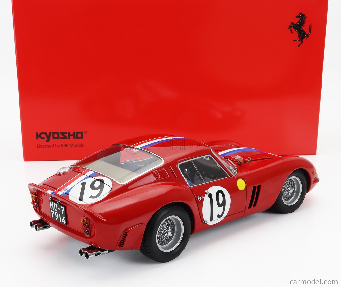 ミニカー　1/18 Ferrari 250 GTO 24 H Le Mans 1963 Car N 25 Elde - Pierre Dumay NIght Version  ケース付 [BBR1857NIGHTV] BBR Model Ferrari 250 GTO 24 H Le Mans 1963 Car N 25 Elde