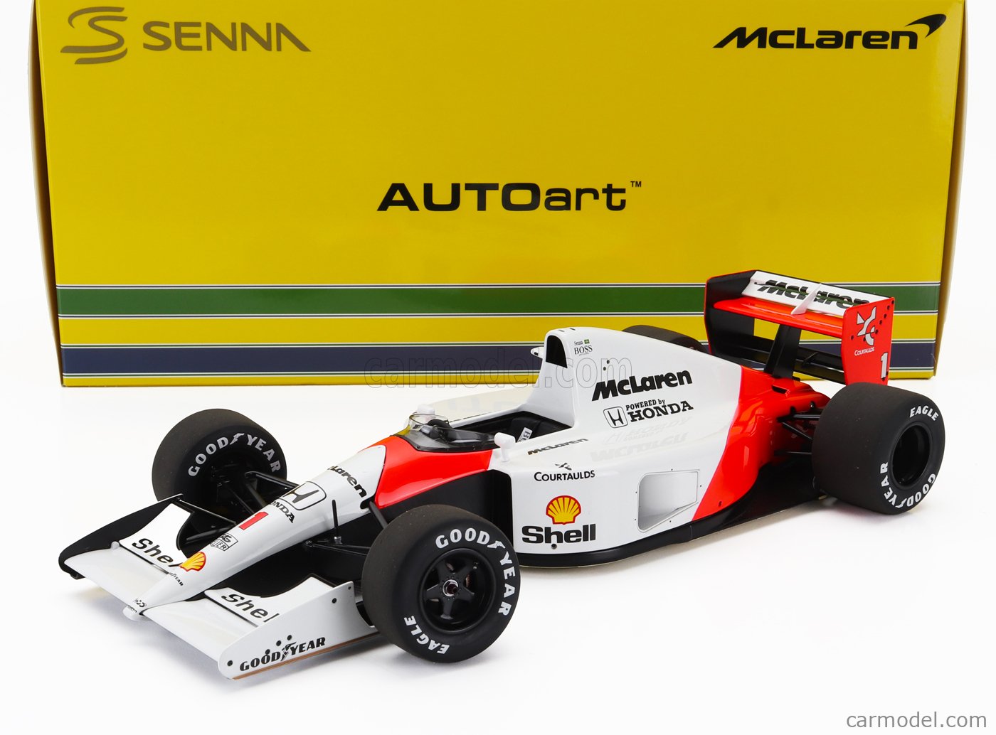 AUTOART 89140 Scale 1/18 | McLAREN F1 MP4/6 HONDA N 1 WORLD CHAMPION