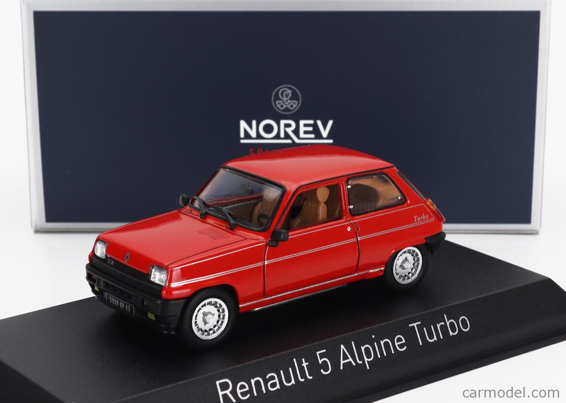 1/43 RENAULT 5 ALPINE TURBO bleue de 1982 Ref : RENAULT NOREV 7711420085 - Collection