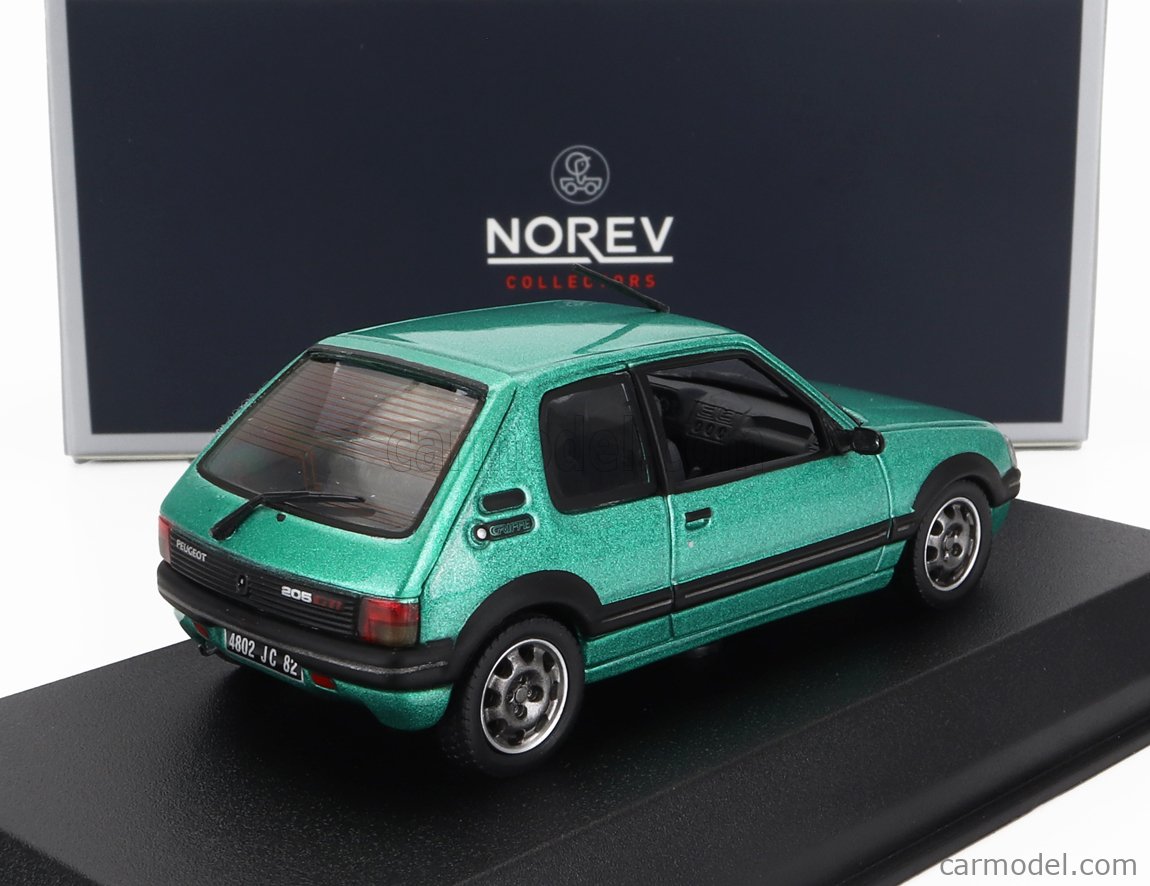 Miniature Norev PEUGEOT 205 GTI GRIFFE - 1990 chez 1001hobbies (Réf.471722)