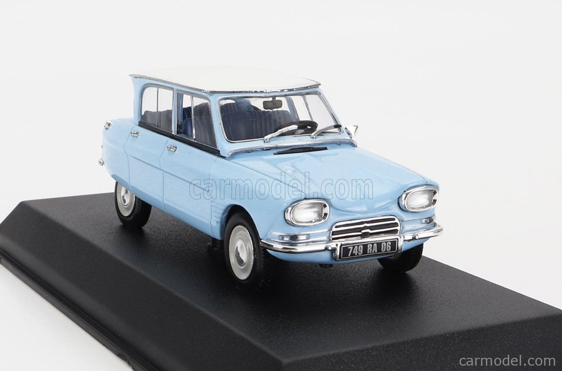 Miniature NOREV 1/43 Citroën Ami 6 N°54 Avec Intérieur Et Volant - Occasion Bon état