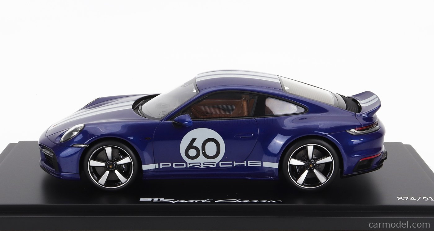 SPARK-MODEL WAP0210100PSCB Scale 1/18 | PORSCHE 911 992 SPORT CLASSIC N ...