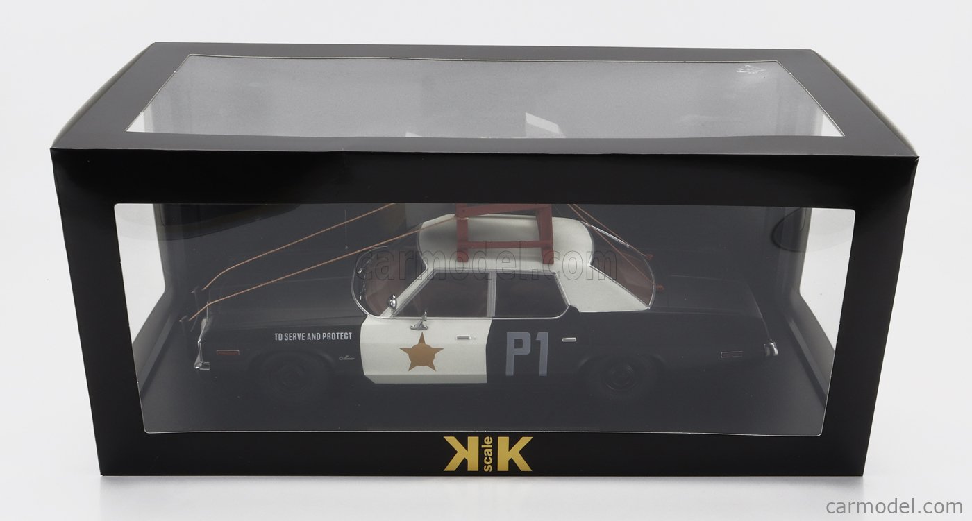 KK-SCALE KKDC181121 KK SCALE DODGE MONACO BLUESMOBILE 1974 - LOOK-A-LIKE - WITH for sale online