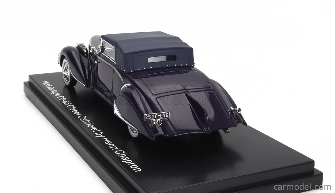 Delage D8-85 Clabot par Chapron 1935 fermée (Esval) 1/43e Delage D8-85 Clabot par Chapron 1935 fermée (Esval) 1/43e