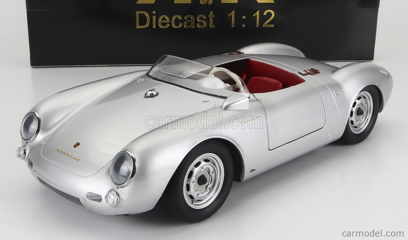 KK-SCALE KKDC120113 Scale 1/12 | PORSCHE 550A SPIDER 1956 SILVER