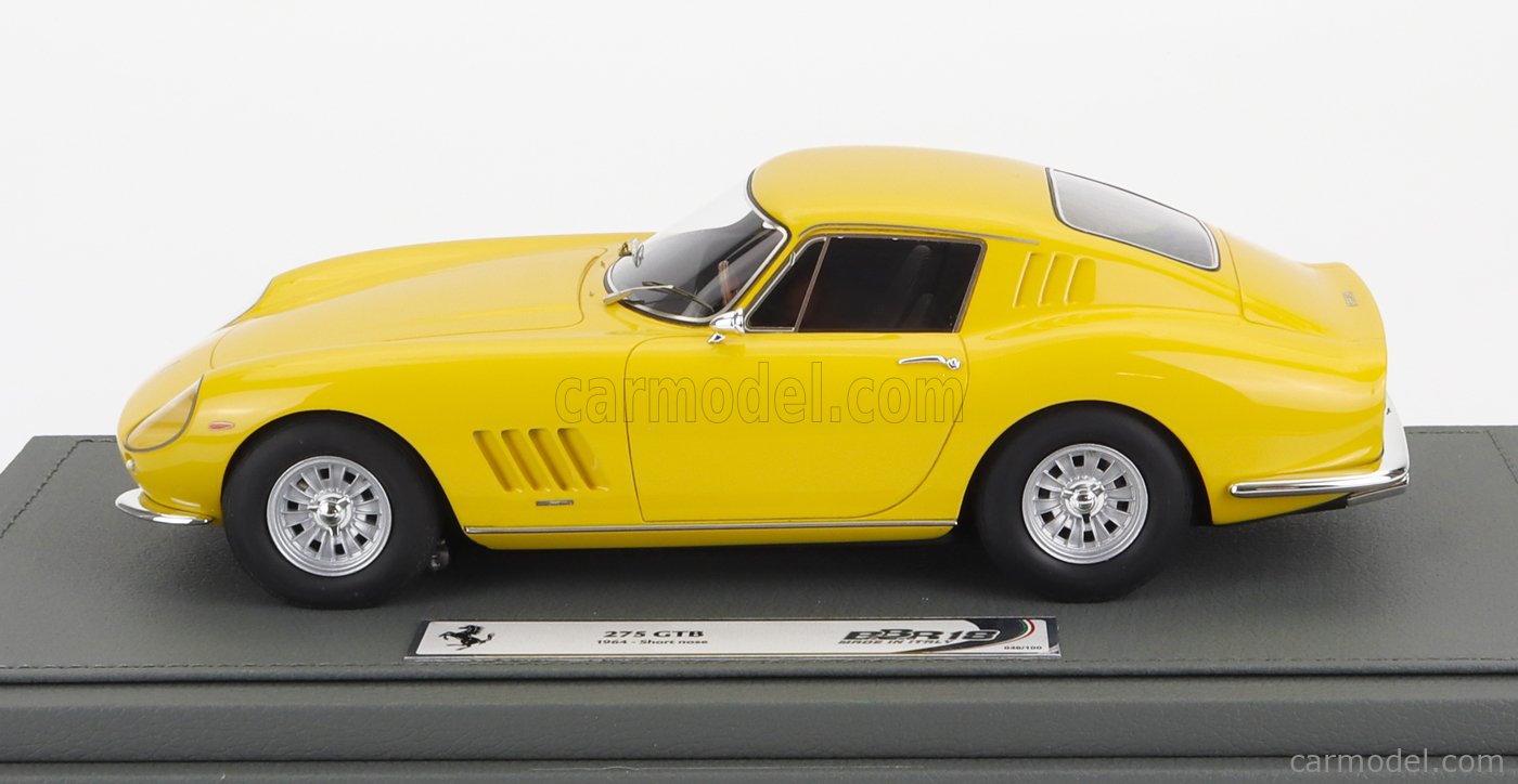 BBR Ferrari 275 GTB Short Nose 1964 Rouge – 1/18 Miniature Neuve