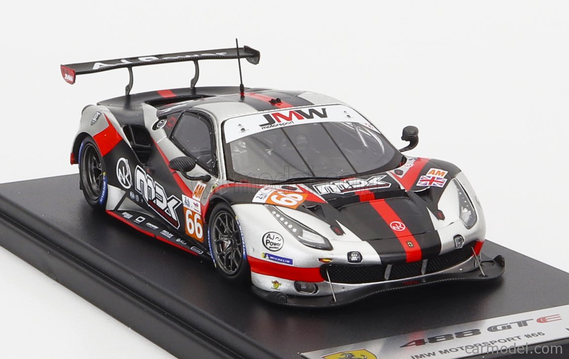 Miniature LOOKSMART Ferrari 488 GTE Evo N°66 JMW Motorsport - 24H Du Mans 2021, 1/43