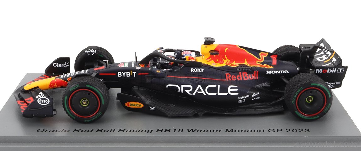 RED BULL - F1 RB19 TEAM ORACLE RED BULL RACING N 1 WORLD CHAMPION WINNER  MONACO GP 2023 MAX VERSTAPPEN