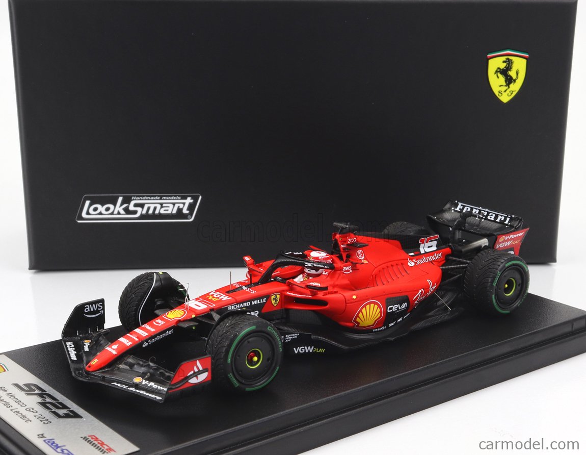 Ferrari F1 SF-23 #16 Charles Leclerc Échelle 1/18 Par BBR - Modèle Résine 2023