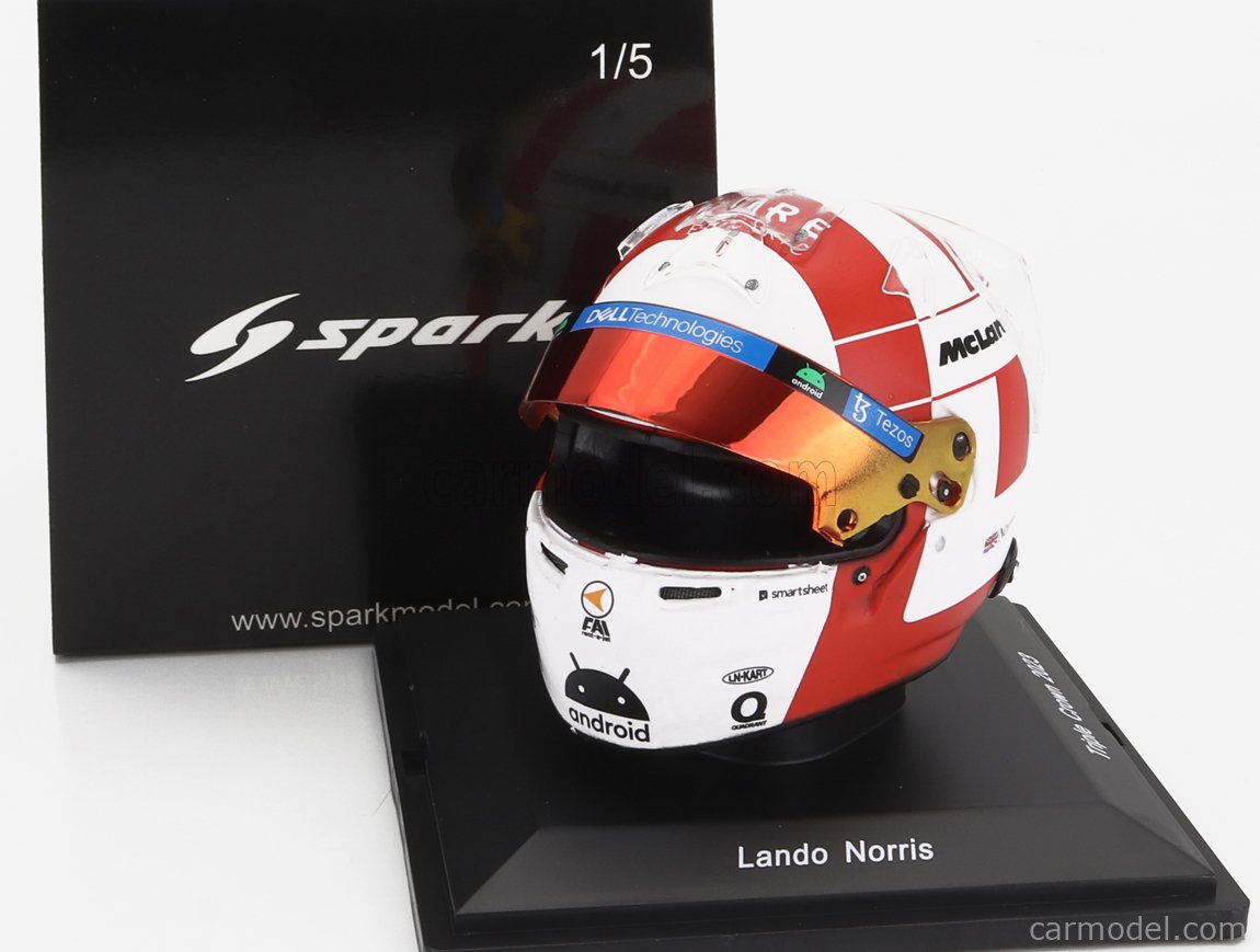 Lando Norris Mini Capacete 2022 Réplica Capacete F1 Escala 1:2