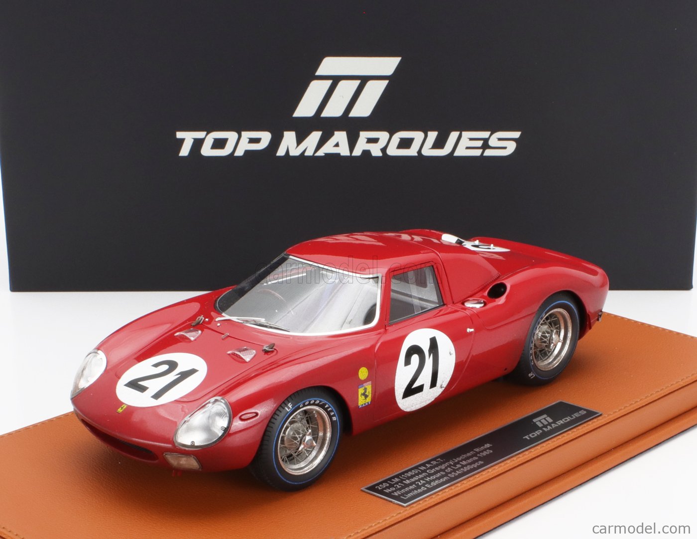 TOPMARQUES TOP137AD Scale 1/18 | FERRARI 250LM 3.3L V12 ch