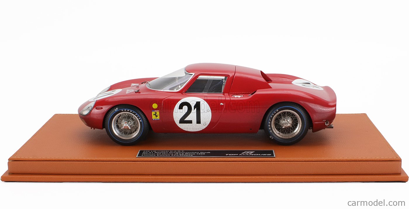 TOPMARQUES TOP137AD Scale 1/18 | FERRARI 250LM 3.3L V12 ch