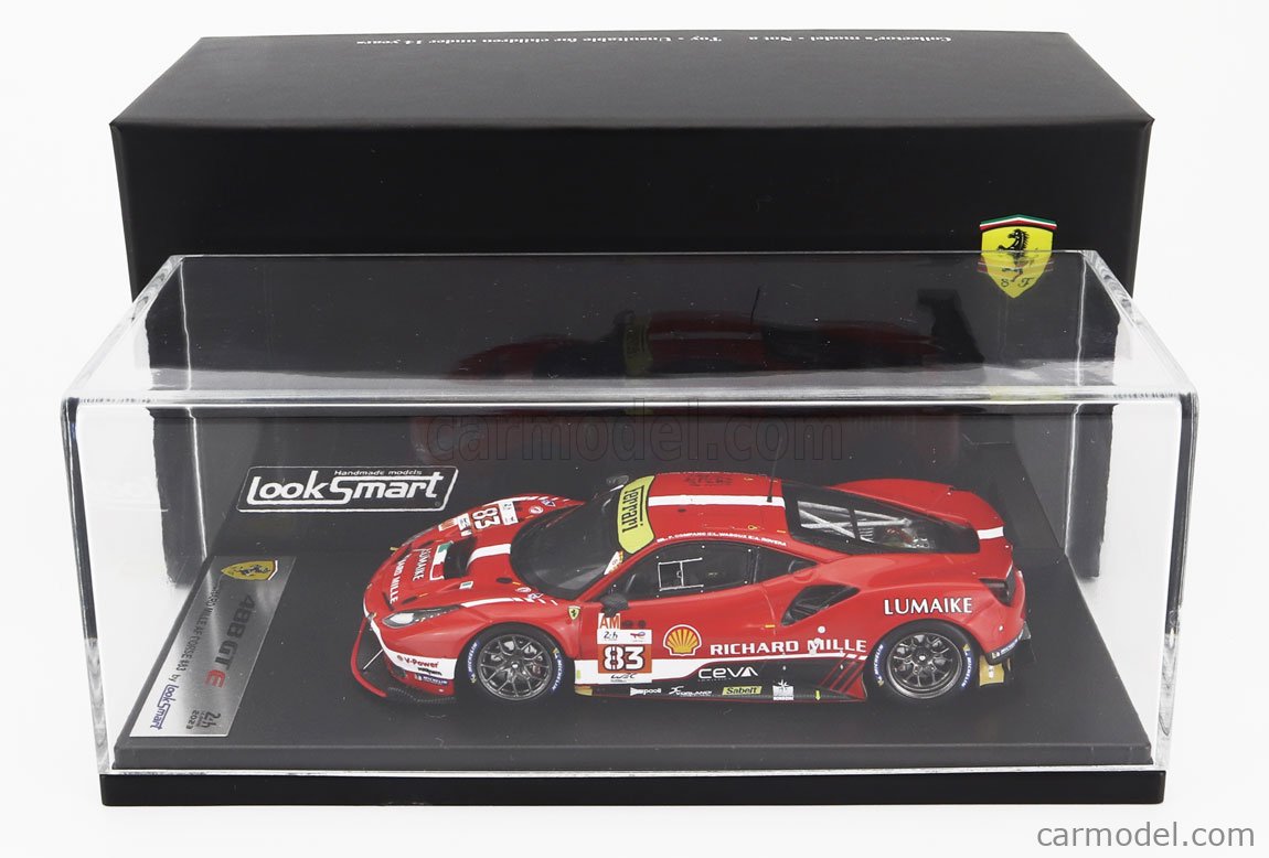 Ferrari 488 GTE EVO No.21 AF CORSE 24H Le Mans 2023 Scale 1:43