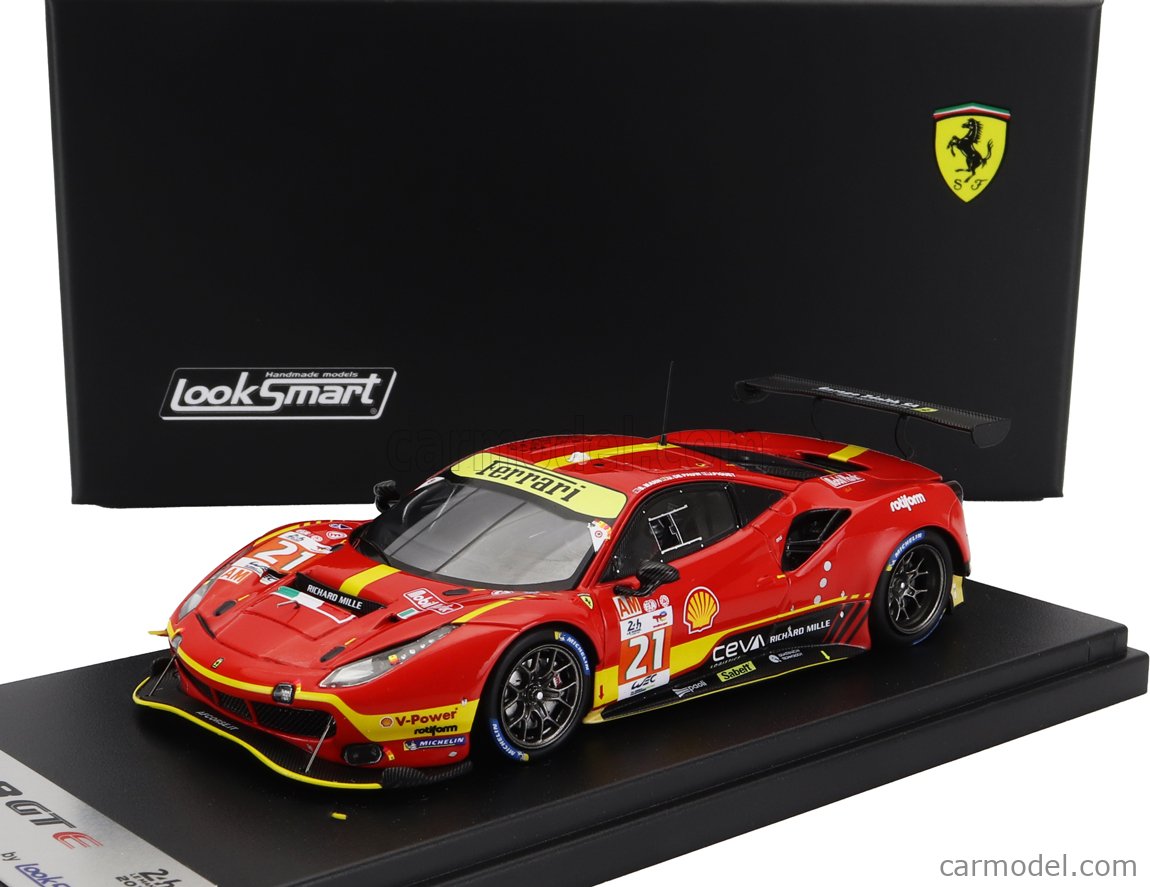 LOOKSMART LSLM127 FERRARI - 488 GTE Iron Lynx Team N 60