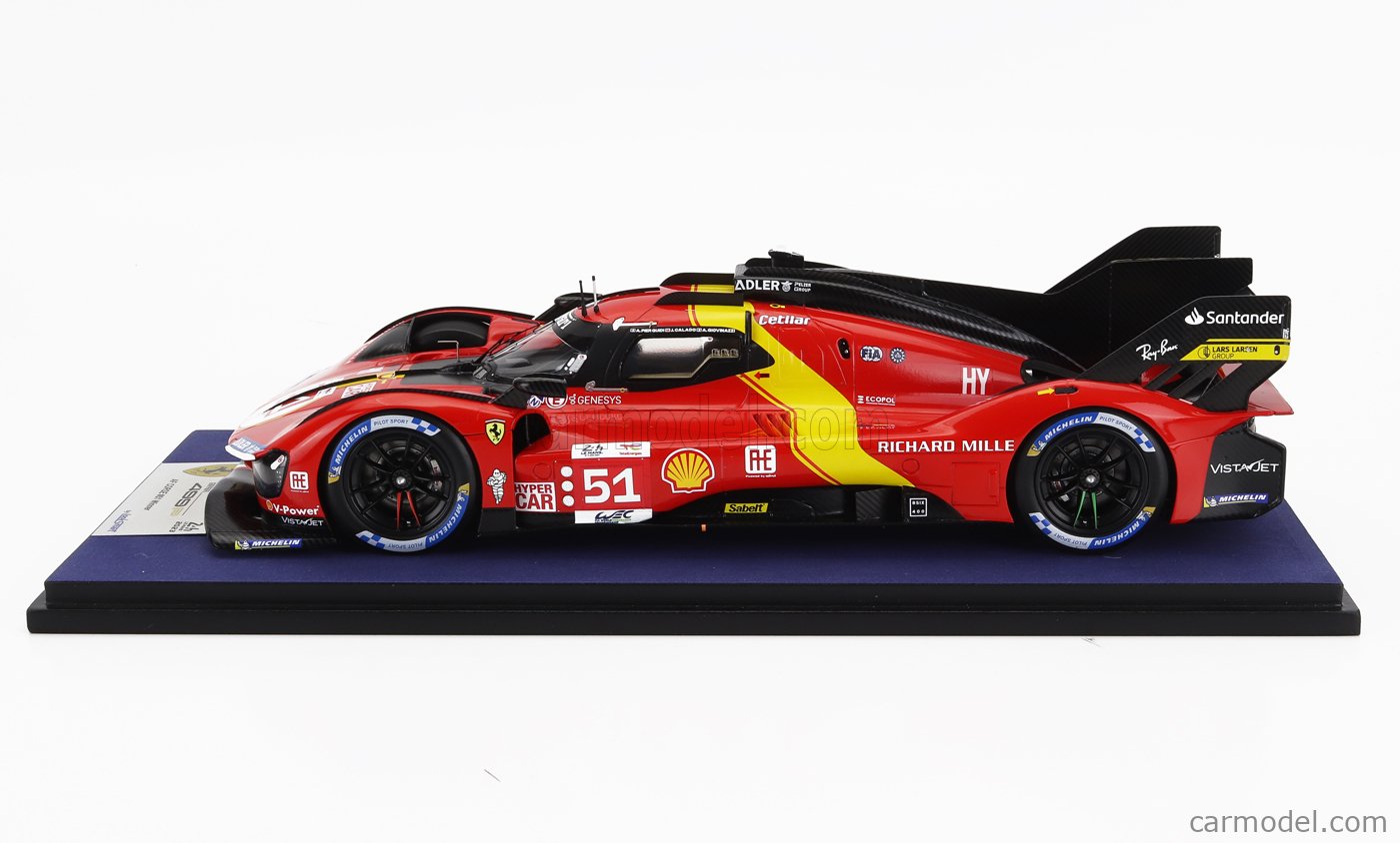 LOOKSMART LS18LM035 FERRARI 499P #51 WINNER LE MANS 2023 GUIDI/CALADO/GIOVINAZZI 1:18 SCALE – Serious Metal From Bolton