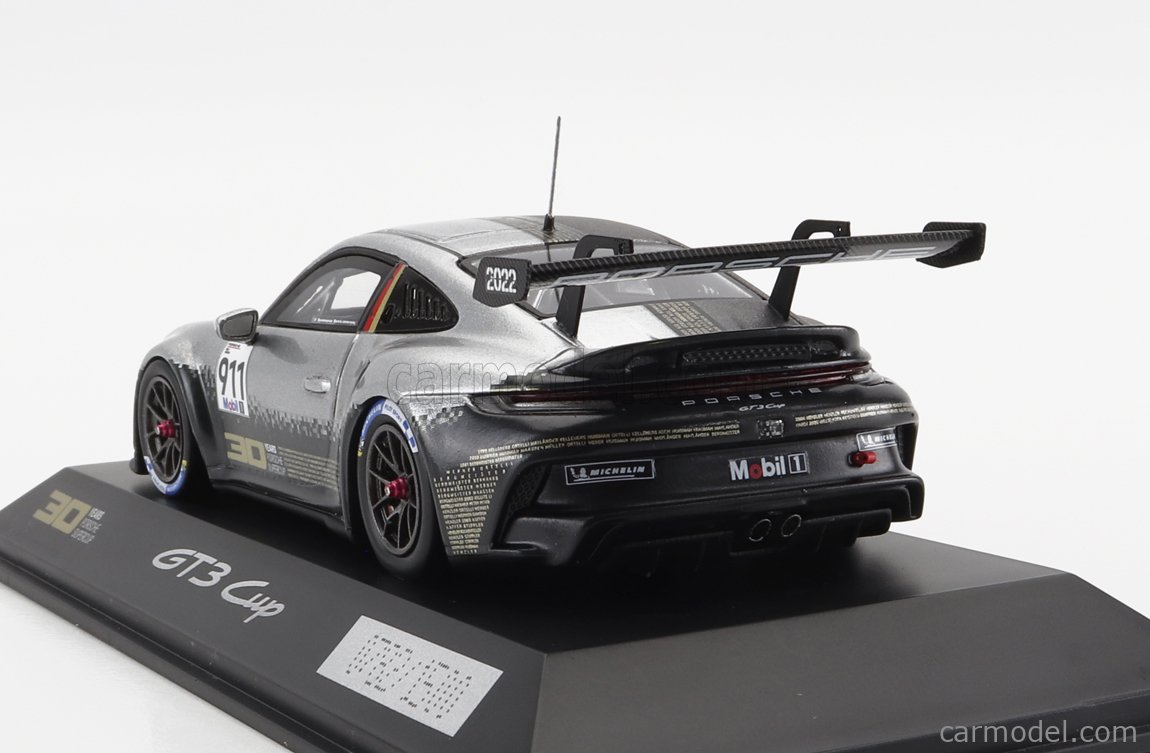 ausverkauft, Carrera 43002 Porsche GT3 Cup Mini-RC-Auto, RTR, 2.4 GHz, 1:43