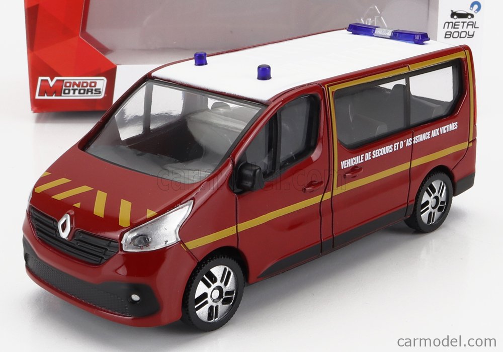Miniature Renault Trafic Sécurité Civile 1/43 Oliéx - Modèle Pompiers, Boîte Fermée